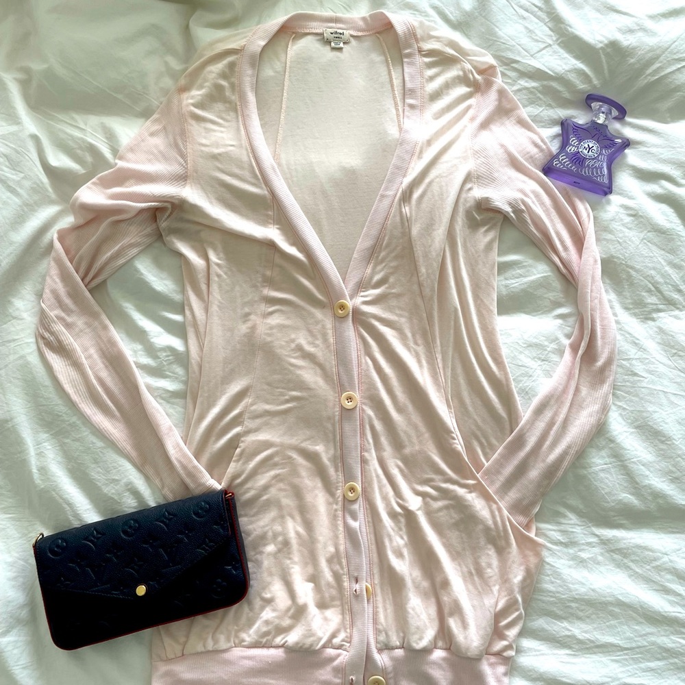 Wilfred Soft Pink Cardigan